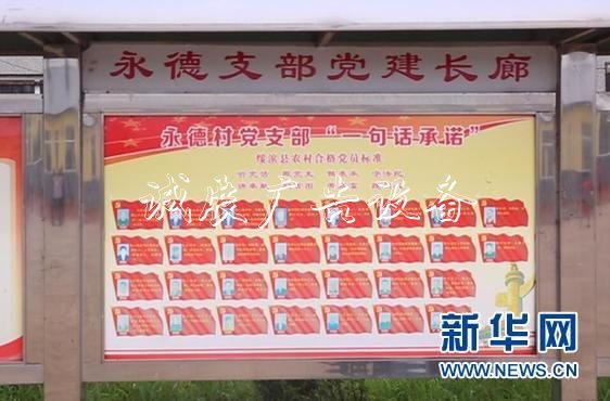 【邊疆黨旗紅】一句話學(xué)校宣傳欄承諾讓永德村黨建和扶貧