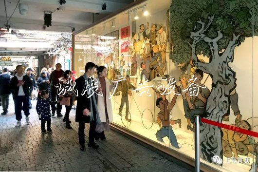 燈箱連環(huán)畫亮相田子廣告燈箱多少錢一個坊！展現(xiàn)上海弄堂年味