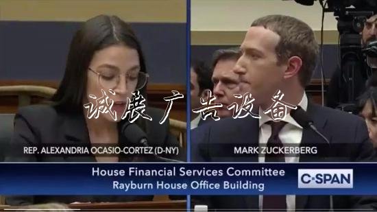 （民主黨議員AlexandriaOcasio-Cortez質(zhì)詢扎克伯格，<a href=