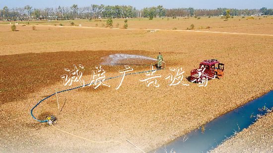 安徽省累計(jì)抗旱宣傳欄澆灌2500萬畝次