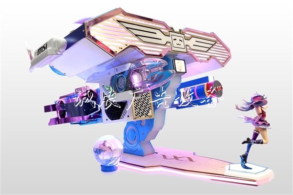 15萬元！微星B站定制指路牌燈箱版主機(jī)：超燃高達(dá)外形