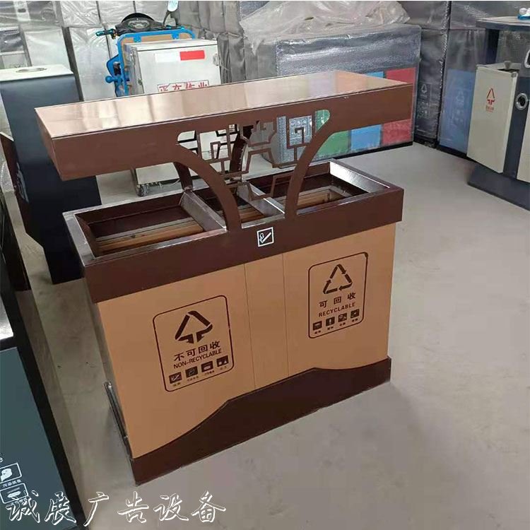 舞鋼太陽能廣告垃圾桶廠商